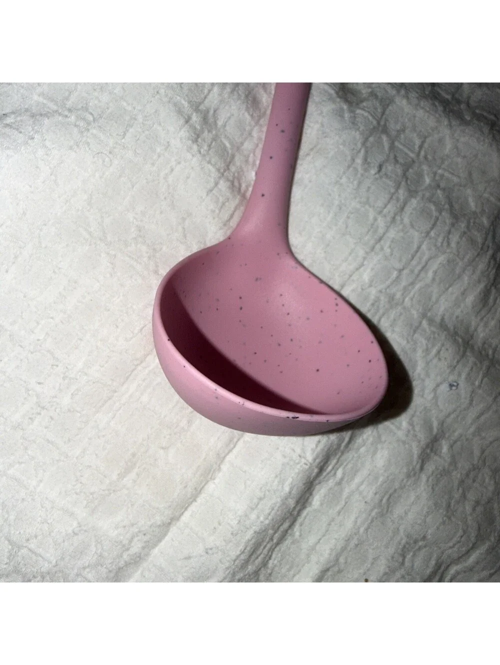 NWT Paris Hilton Designer Silicone & Gold Tone Ladle W/Pink Handle Nonstick RARE